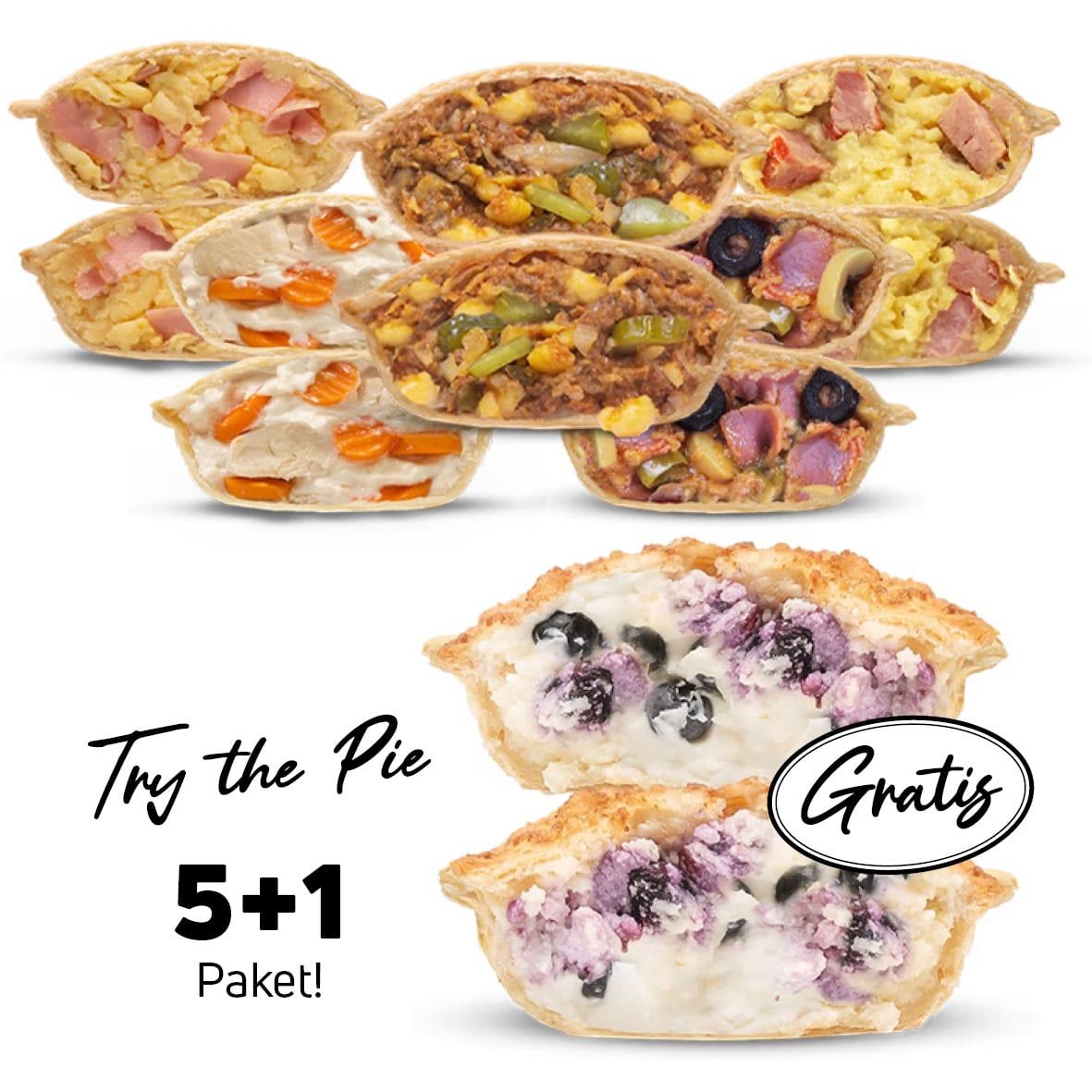 Benton and Horris 5 + 1 Probierpaket Best Pies ever 