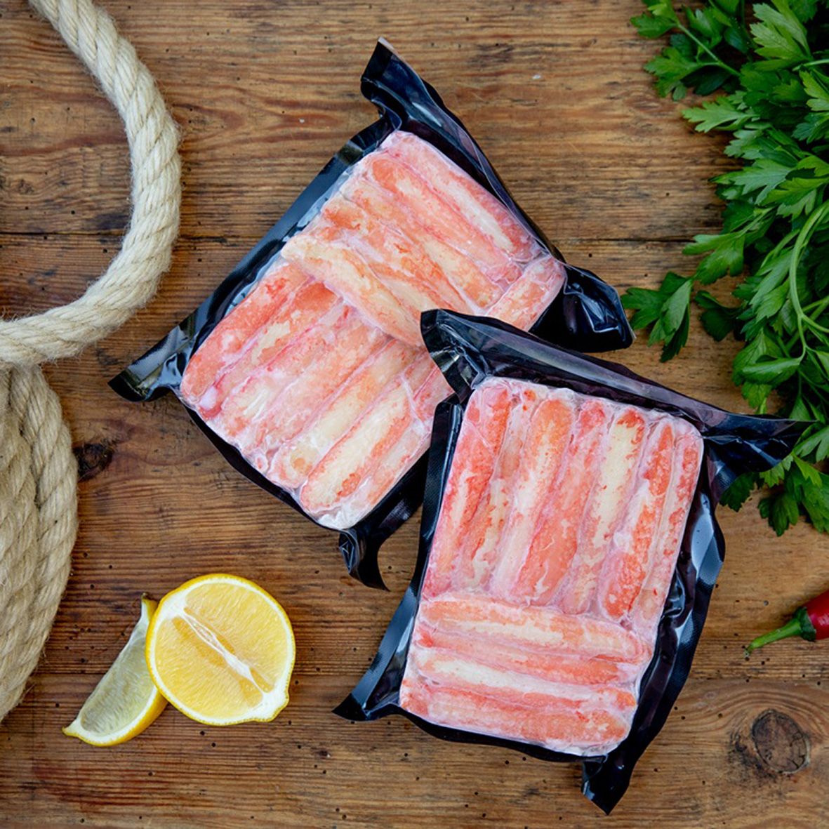 Schneekrabben-Combo Fleisch, gekocht, 400 Gramm 2