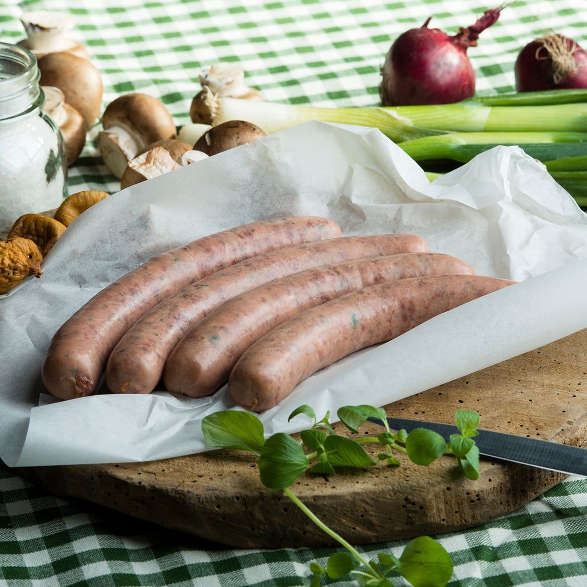 Wildbret-Etiketten 6x9 Cm Mit Bratwurst-Motiv – S Produktbild-Vorschau 3