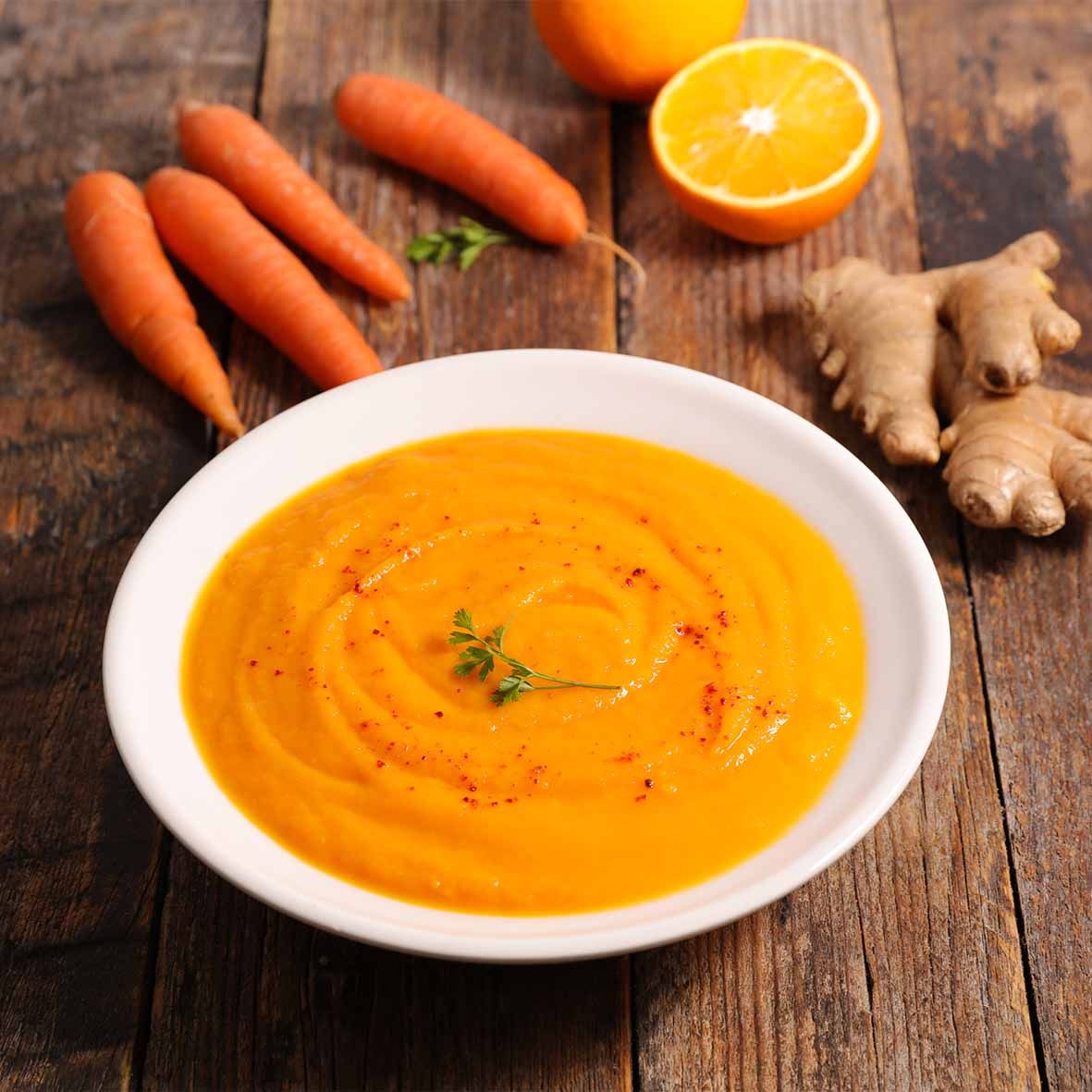Karotten-Ingwersuppe – samtig, mit feiner Ingwernote (2 x 200 g)