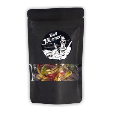 DunkelBunt Wattwürmer Fruchtgummi | 110 g