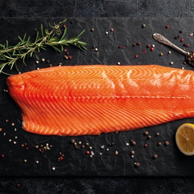 Lachs >HEINE Premium Räucherlachs | ungeschnitten, 1,1 - 1,5 Kg 2