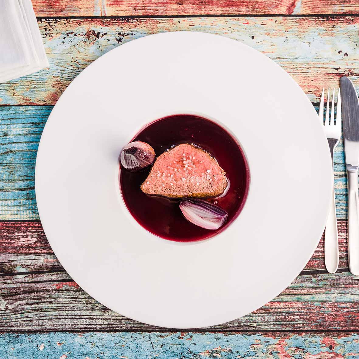Portweinjus – Feine Sauce aus Kalbs- und Rinderfond mit Portwein (4 x 80 g)