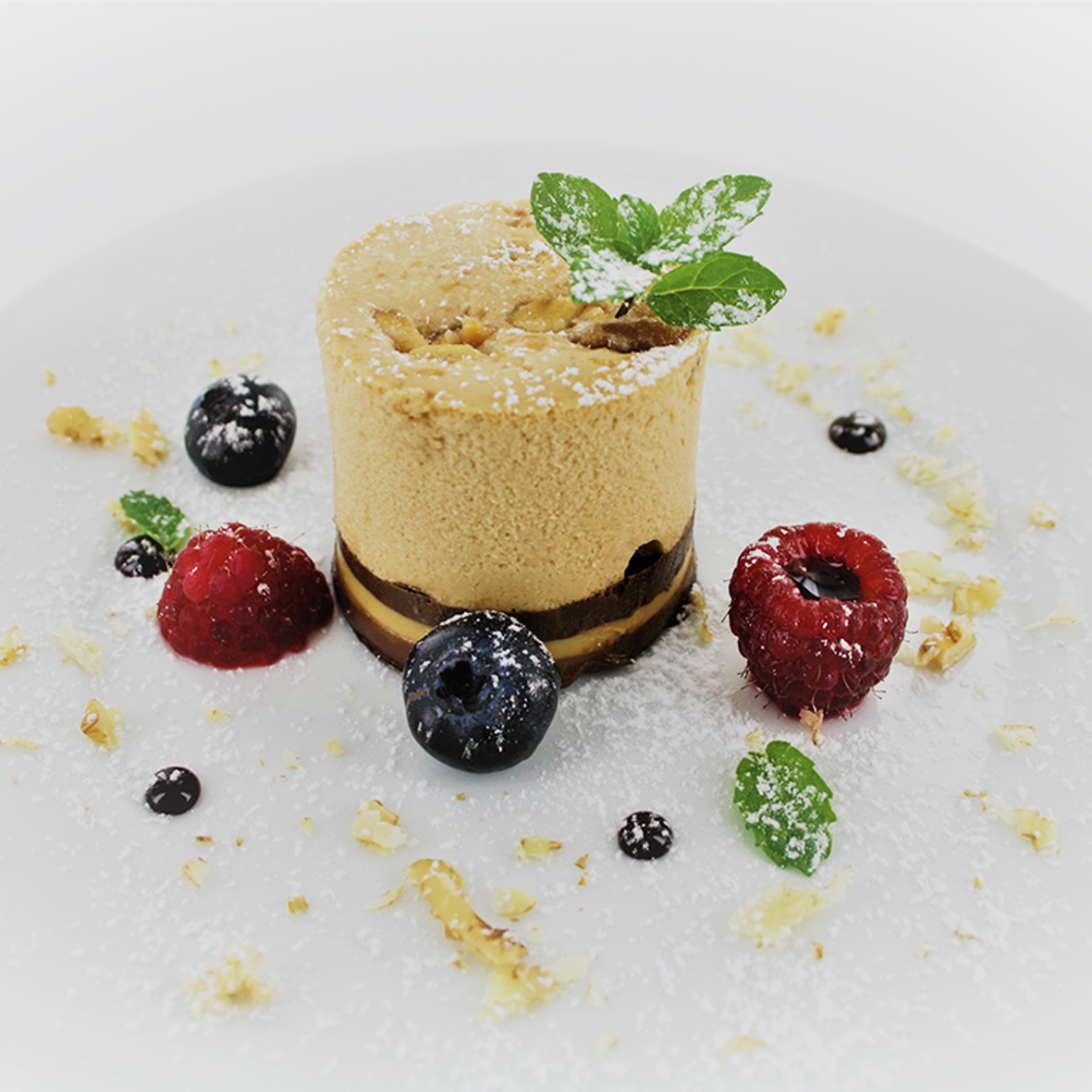 Nougat-Toffee-Creme – geschichtetes Sahnedessert mit Ganache & Nuss  (2 x 55 g)