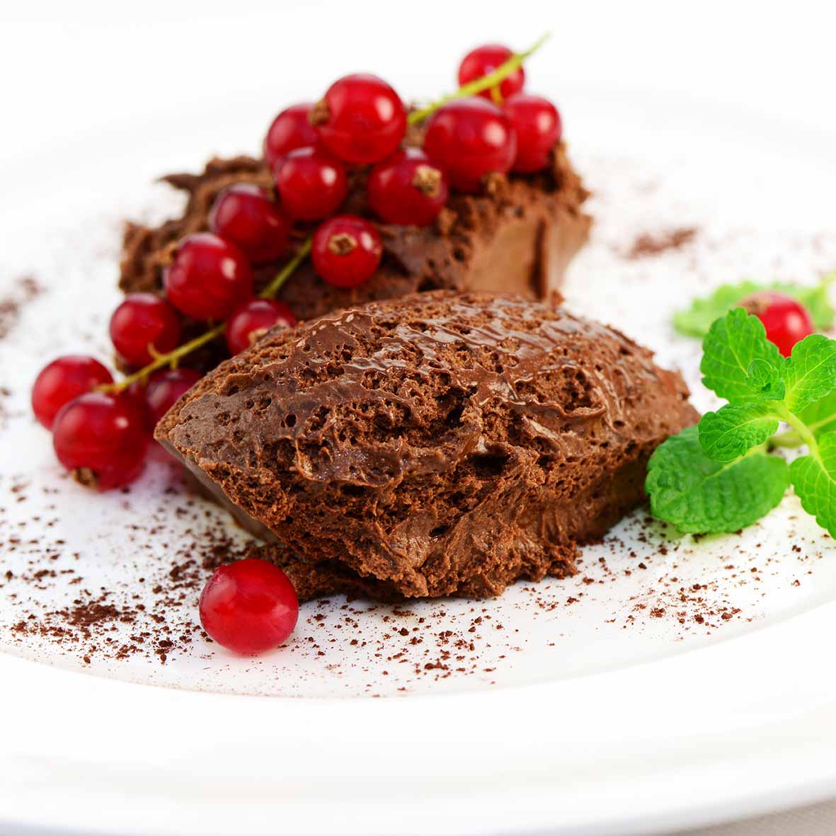 Mousse au Chocolat noir – Zartbitterschokoladen-Dessert, servierfertig (1x 500 g)