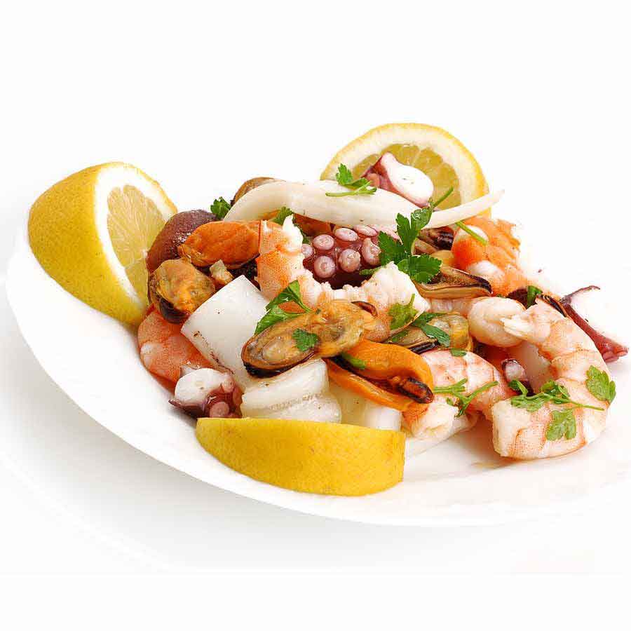 Frutti di Mare, roh - Classic (Tintenfisch, Sepia, Venusmuscheln, Shrimps), 1kg 2