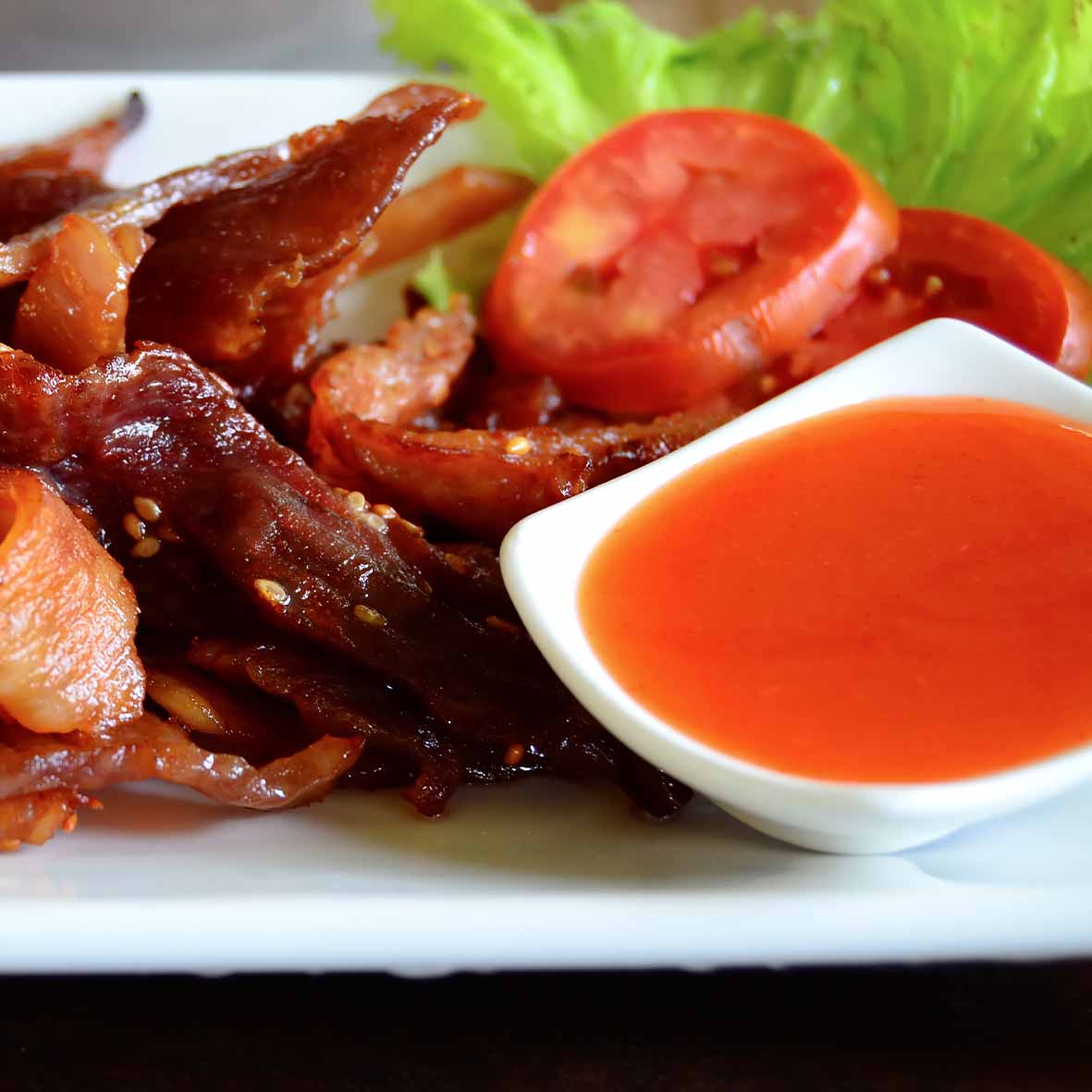 Asiasauce Sweet Chili – Würz-Buttersauce mit Ingwer, Chili & Sesamöl (4 x 80 g)
