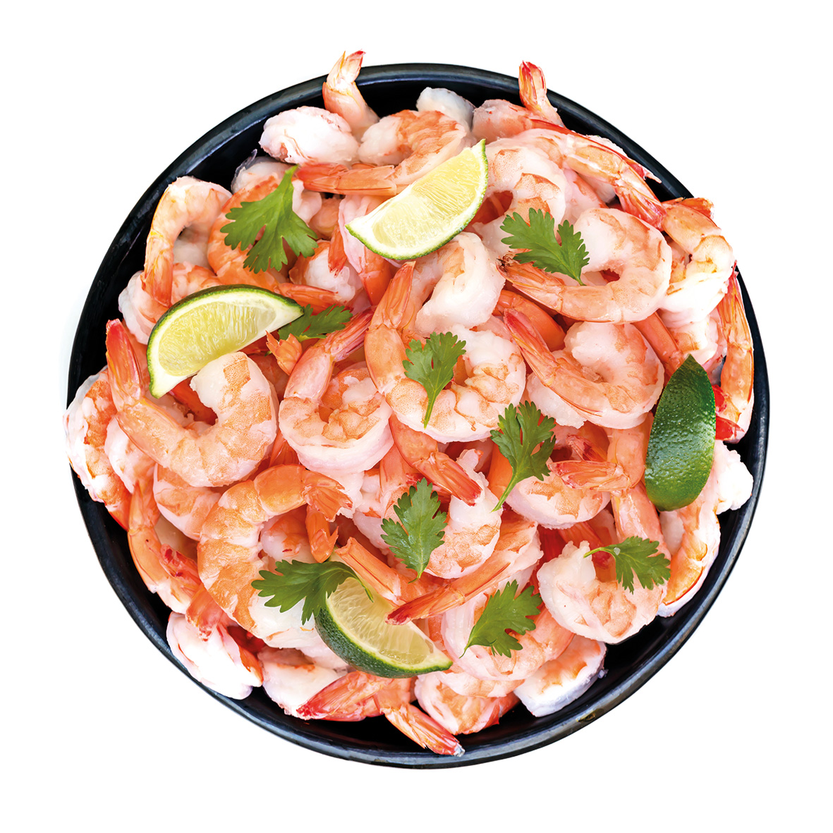 Cocktail Shrimps, gekocht, geschält mit Schwanzsegment