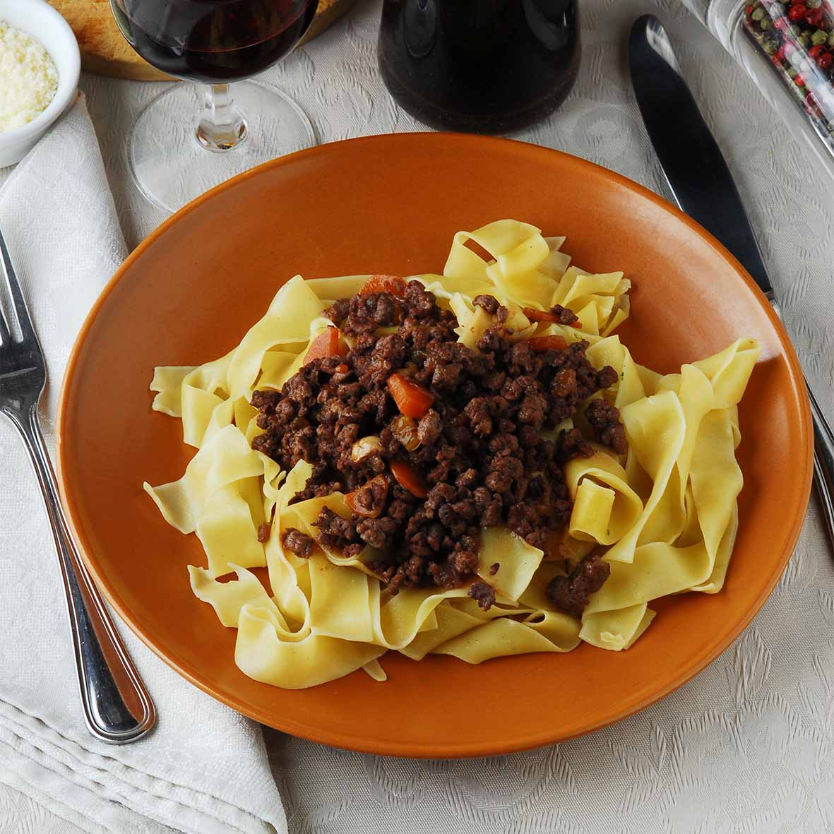 Sugo di Peposo – Rindfleisch in Merlot-Rotweinsauce (2 x 220 g)