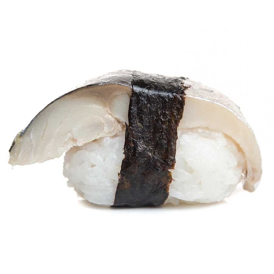 Sushi Shime Saba Slices für Nigiri Shime Saba - marinierte Makrelenscheiben, mit Haut 160g 3